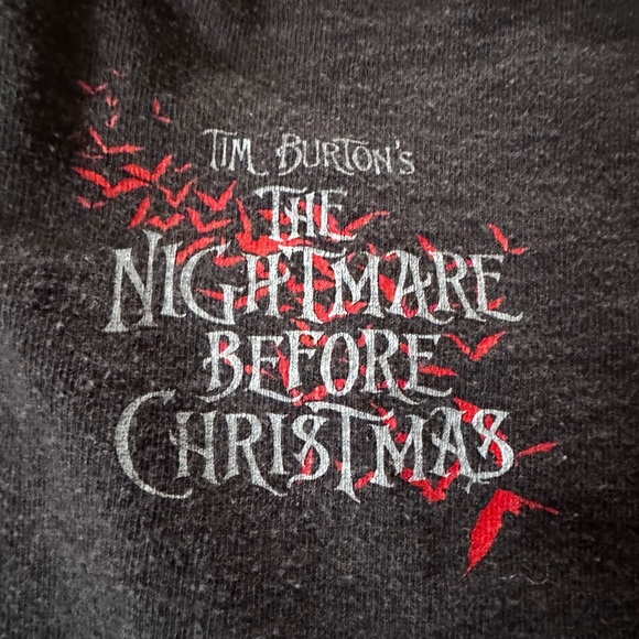 Vintage The Nightmare Before Christmas Tim Burton Touchstone Pictures Shirt LG - Picture 6 of 6